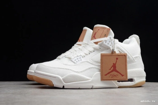 Rep EP Retro Air (Levi's Tag) 4 Jordan AO2571 100 White Levi's 100 AO2571 0112